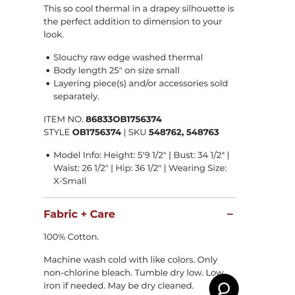 NWOT We The Free  Microphone Drop Thermal Oversized Slouchy Thumbholes Sz Medium - Picture 4 of 14